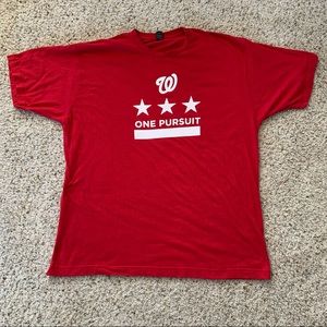 WASHINGTON NATIONALS MENS LARGE 2019 SCHEDULE TSHIRT